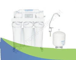 Water purifier with steel shelf&display